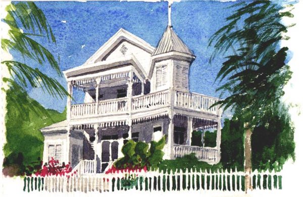 Key West House Print